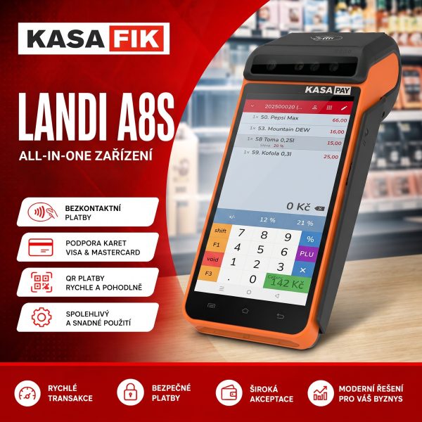 KASA PAY platební terminál LANDI