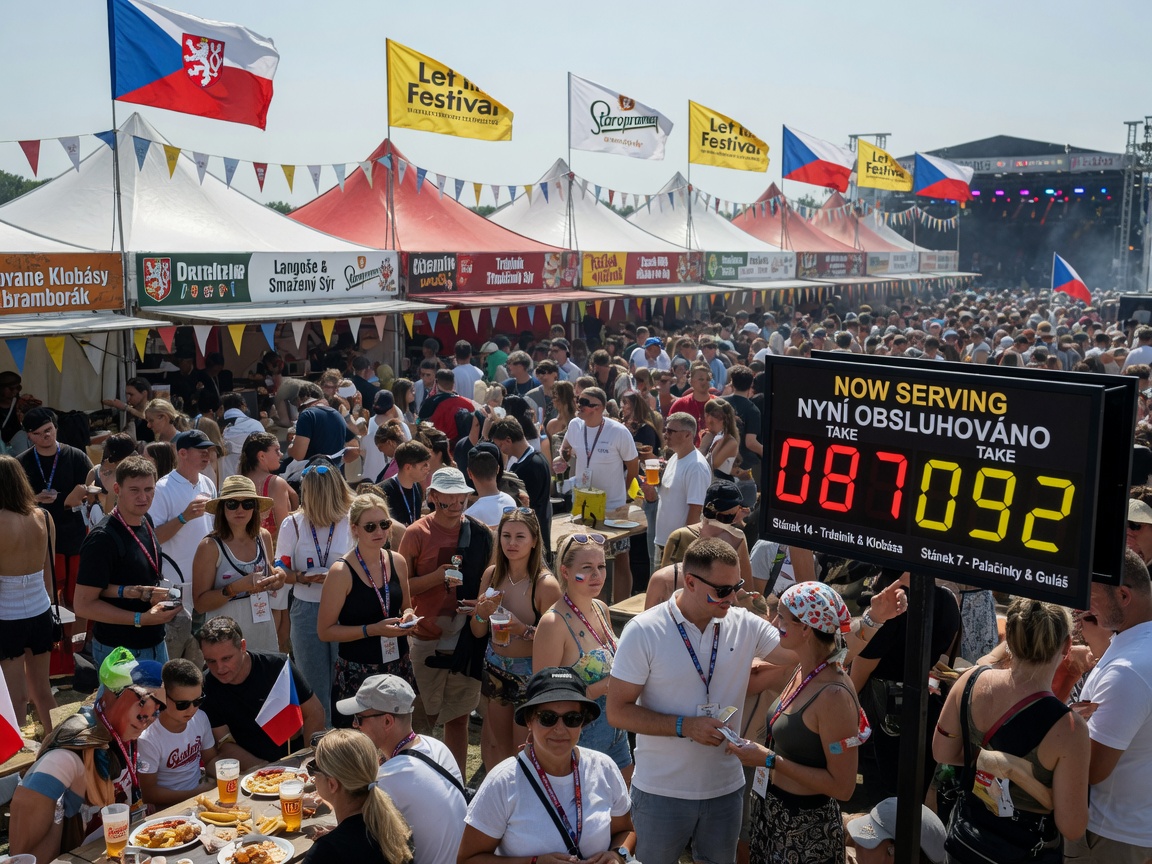 Velký nápor na festivalu